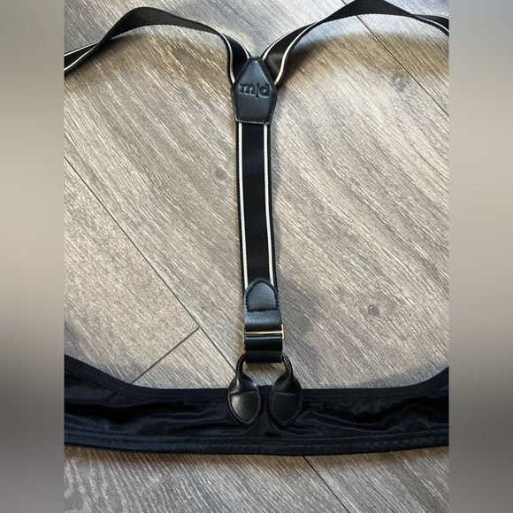 MARLIES DEKKERS Gloria Suspender Pinstripe Padded Push Up Halter Bra 34B NWOT! - Picture 12 of 14